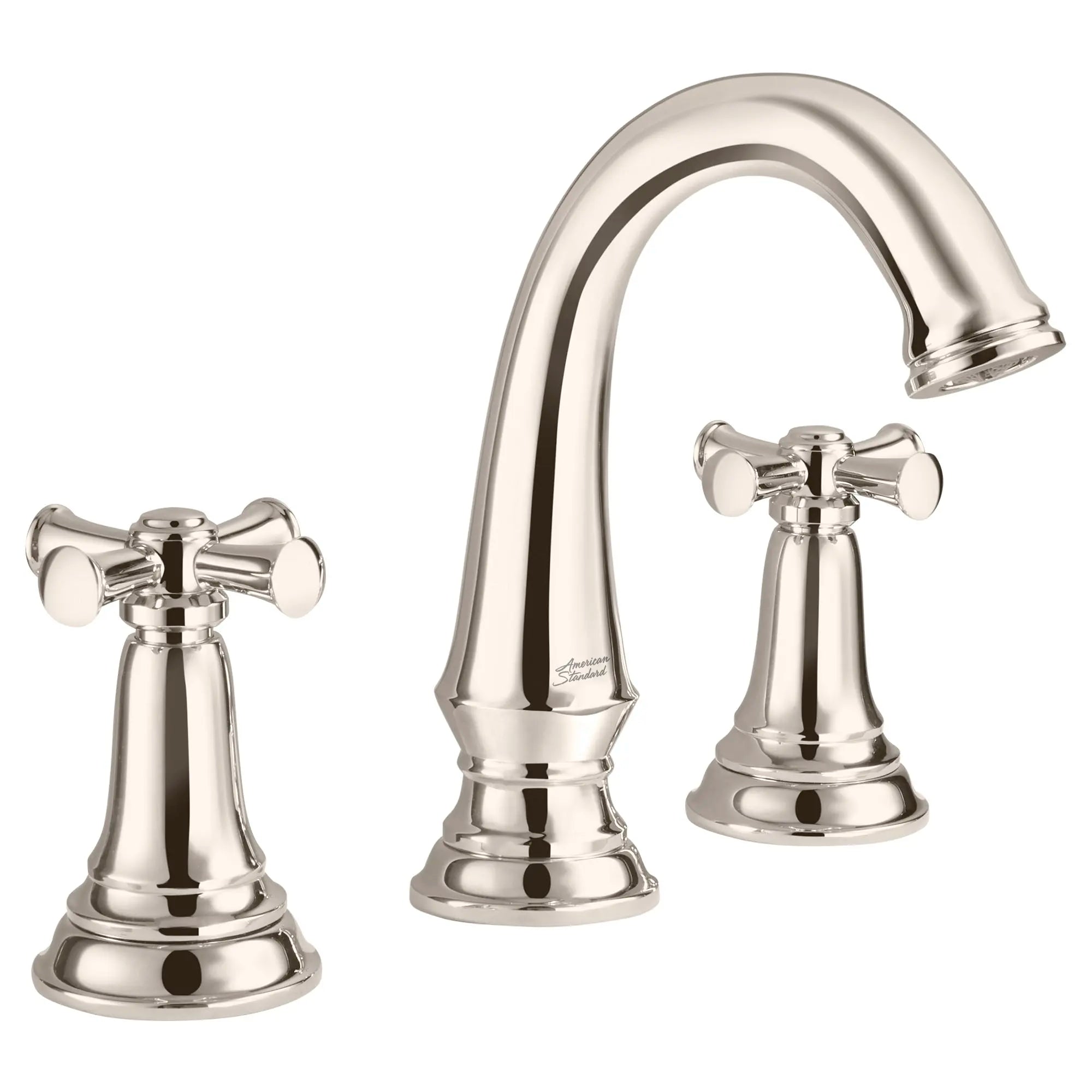 Delancey® 8 Inch Widespread 2 Handle Bathroom Faucet - 1.2 GPM/4.5 LPM Low Flow - Cross Handles - Perfect for Vanities and Powder Rooms