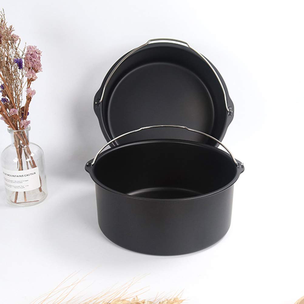 DOITOOL Non-Stick Air Fryer Cake Basket - Griddle Grill & Air Fryer Accessories for Baking, Cooking - Perfect for Homemade Cakes, Muffins & Pastries - Essential Kitchen Gadget & Household Tool