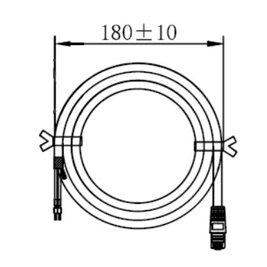 Elios Inversa Parallel Cable for 2 Units - High-Speed Data Transfer Cord for Dual Device Synchronization | Perfect for Office Workstations & Gaming Setups