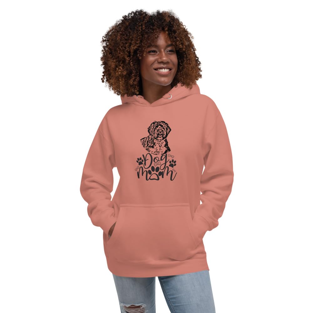 Portuguese Water Dog Mom Hoodie - Women's Classic Pullover Sweatshirt for Dog Lovers | Perfect Birthday & Mother's Day Gift for Portuguese Water Dog Owners | Casual Wear, Dog Park Outings & Cozy Lounging