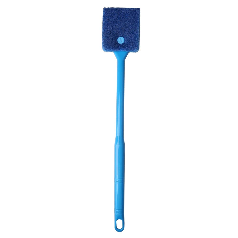 Kuou Aquarium Fish Tank Cleaning Sponge Brush - Reusable Double-Sided Algae Scrubber for Glass Tanks | Perfect for Freshwater & Saltwater Aquarium Maintenance