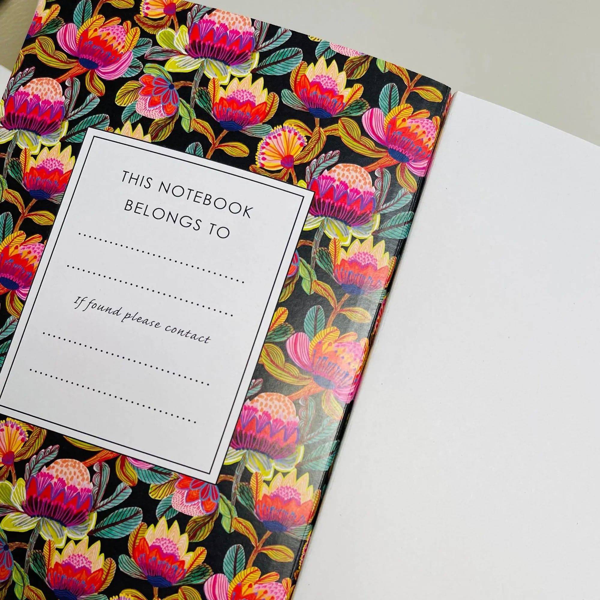 Premium Protea Australis A5 Notebook Set - Lined Journal for Writing, Sketching & Note Taking - Perfect for Students, Office & Travel