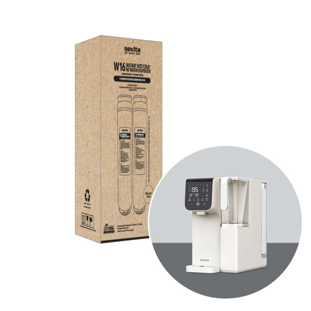 W16 Water Filter Replacement Pack - Compatible with Refrigerators & Water Purifiers | Home & Office Use