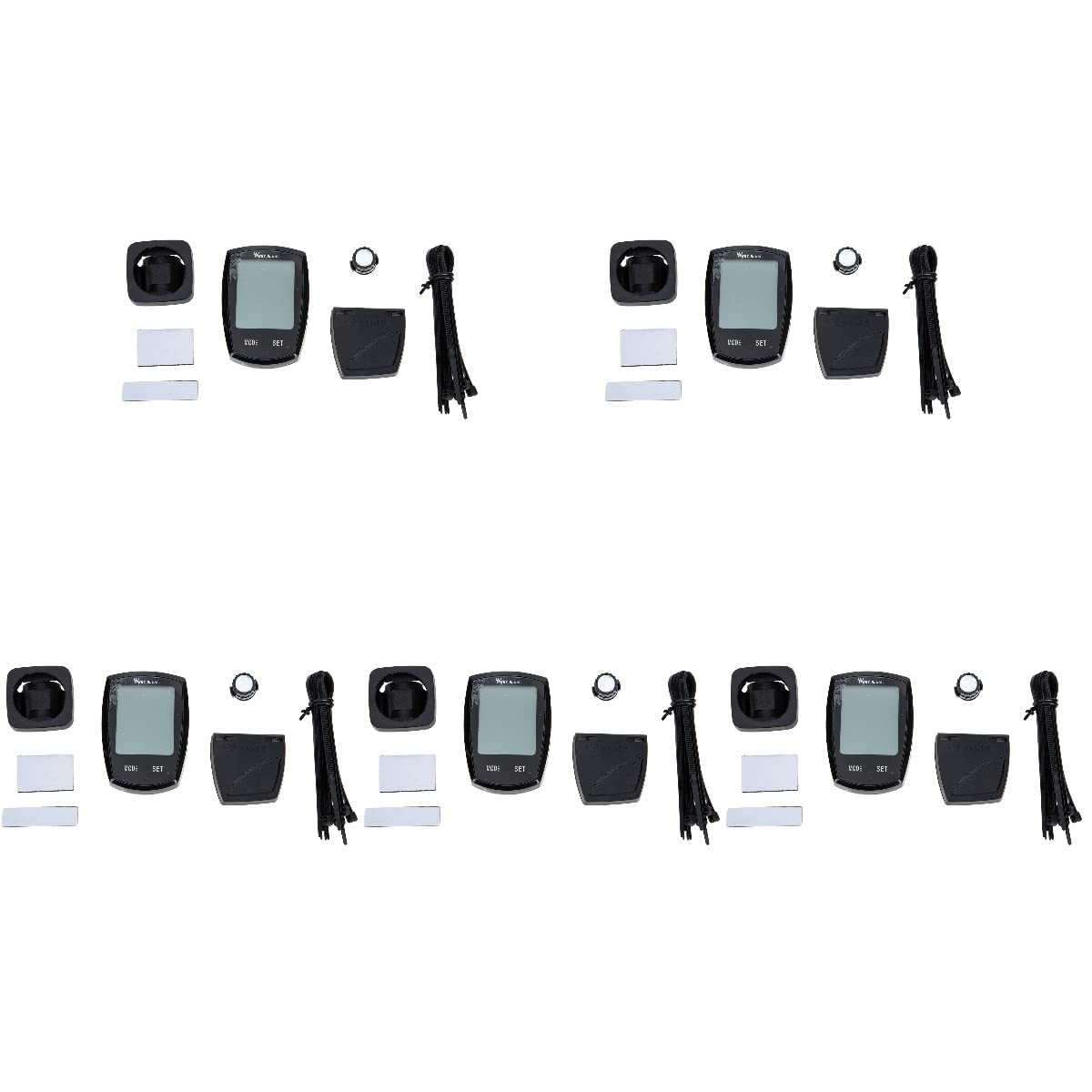 5 Sets Wireless Bike Stopwatch - Waterproof Bicycle Speedometer & Cycling Computer for Road & Mountain Bikes - Perfect for Training, Racing & Outdoor Adventures