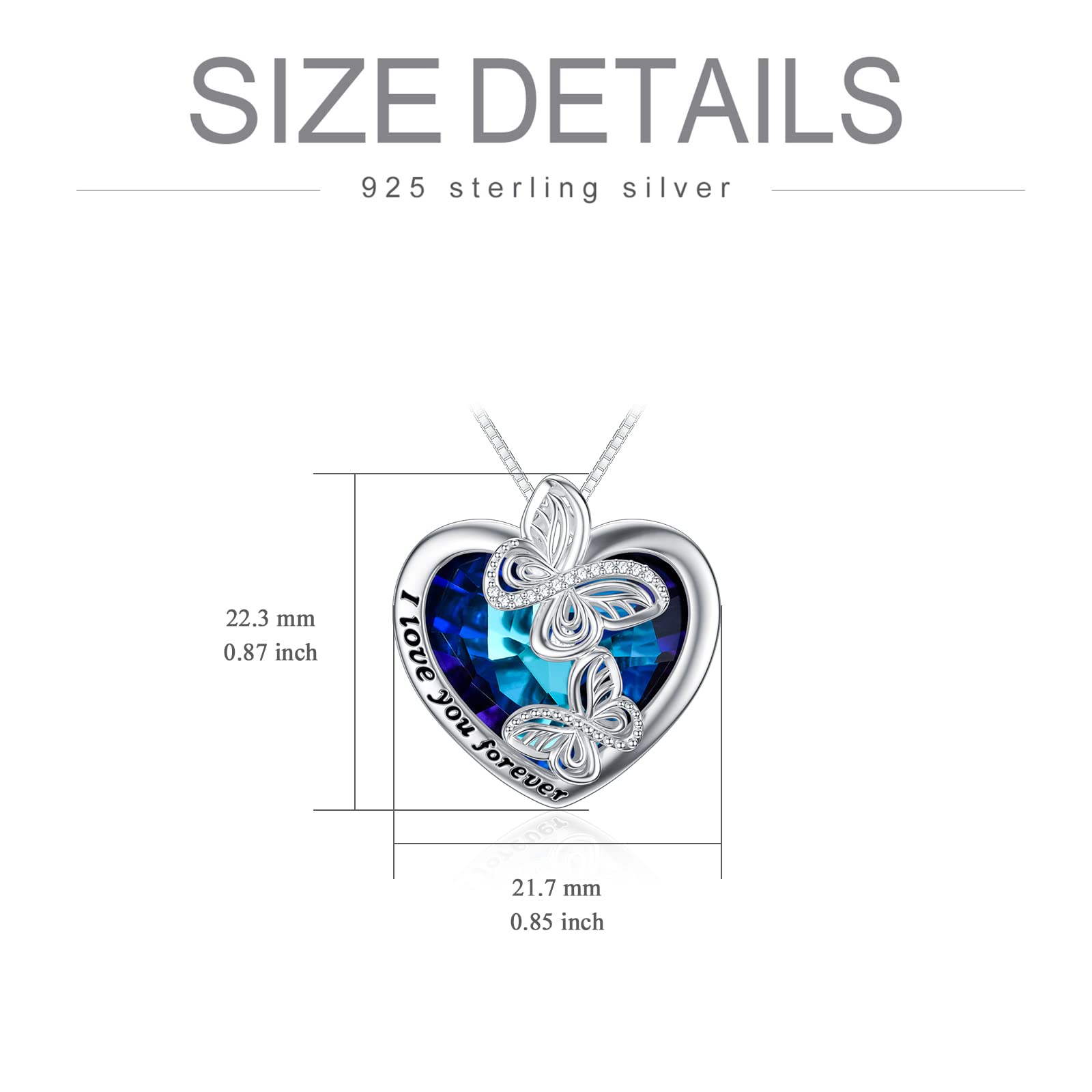 TOUPOP S925 Sterling Silver Brighton Dragonfly Necklace with Crystal - Elegant Jewelry Gift for Women, Mom & Dragonfly Lovers | Perfect for Birthday, Mother's Day & Everyday Wear