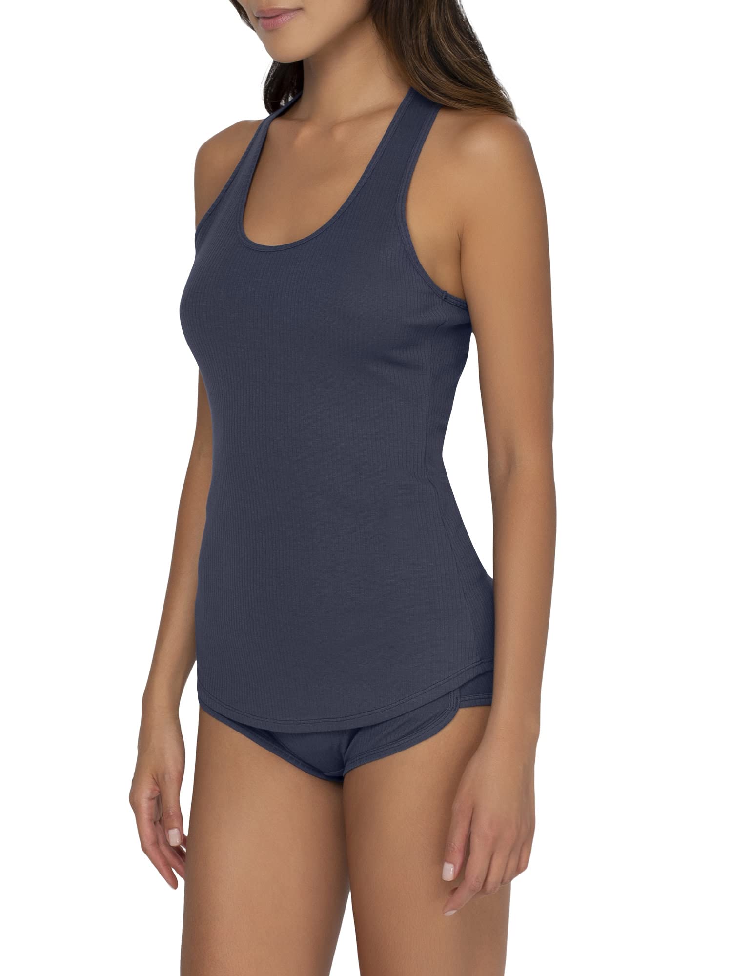 Smart & Sexy Women's Cloud Cotton Comfort Sleepwear Set - Soft Tank Top & Boy Shorts Pajamas for Lounge & Nightwear | Breathable & Cozy Sleep Outfit for Women