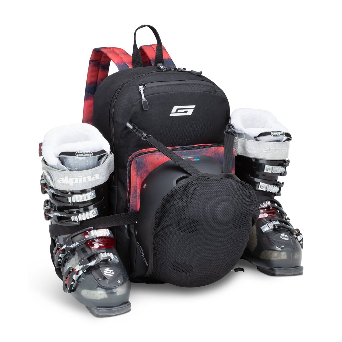 Graphite Junior Ski Backpack - Lightweight Waterproof Snowboarding Backpack for Kids & Teens - Perfect for Skiing, Snowboarding & Winter Sports Gear Storage