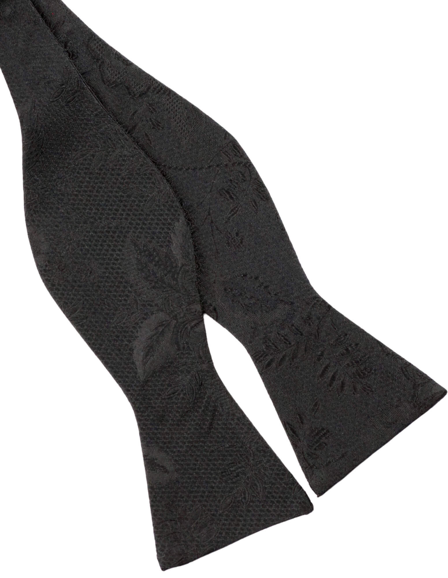 DÉCLIC Kontur TYO Bow Tie - Elegant Black Silk Bowtie for Men | Perfect for Weddings, Formal Events & Special Occasions