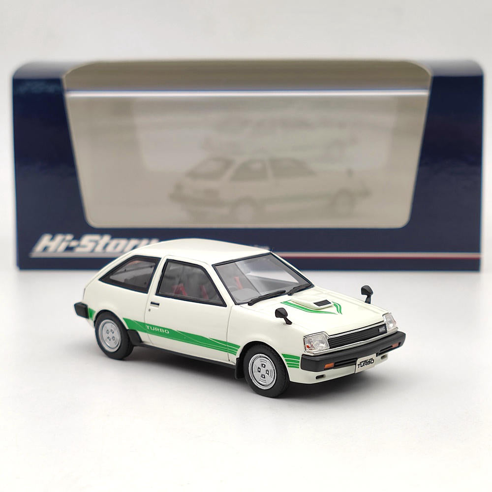 1/43 Scale Mitsubishi Mirage II 1400 Turbo 1982 HS302 Resin Diecast Model Car - Collector's Edition for Display & Racing Enthusiasts