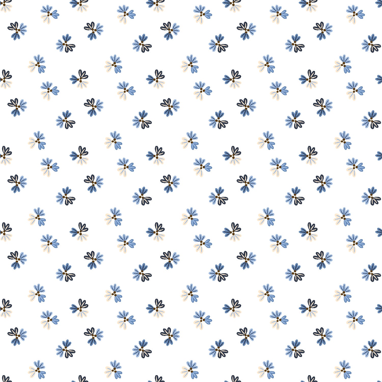 Clara Jane Cotton & Steel CSCE104 FR1 Sadie Scatter Fresh Rain Fabric - Perfect for Quilting, Dressmaking & DIY Home Decor Projects