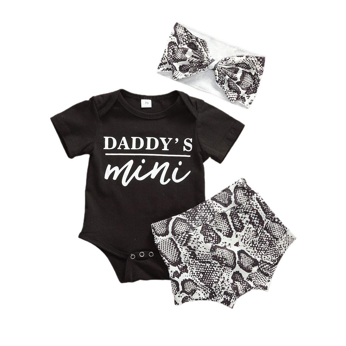 Adorable Newborn Baby Girl Cotton Ruffled Short Sleeve Bodysuit & Floral Shorts 2-Piece Outfit Set - Soft Infant Clothes for Summer, Photo Shoots & Special Occasions