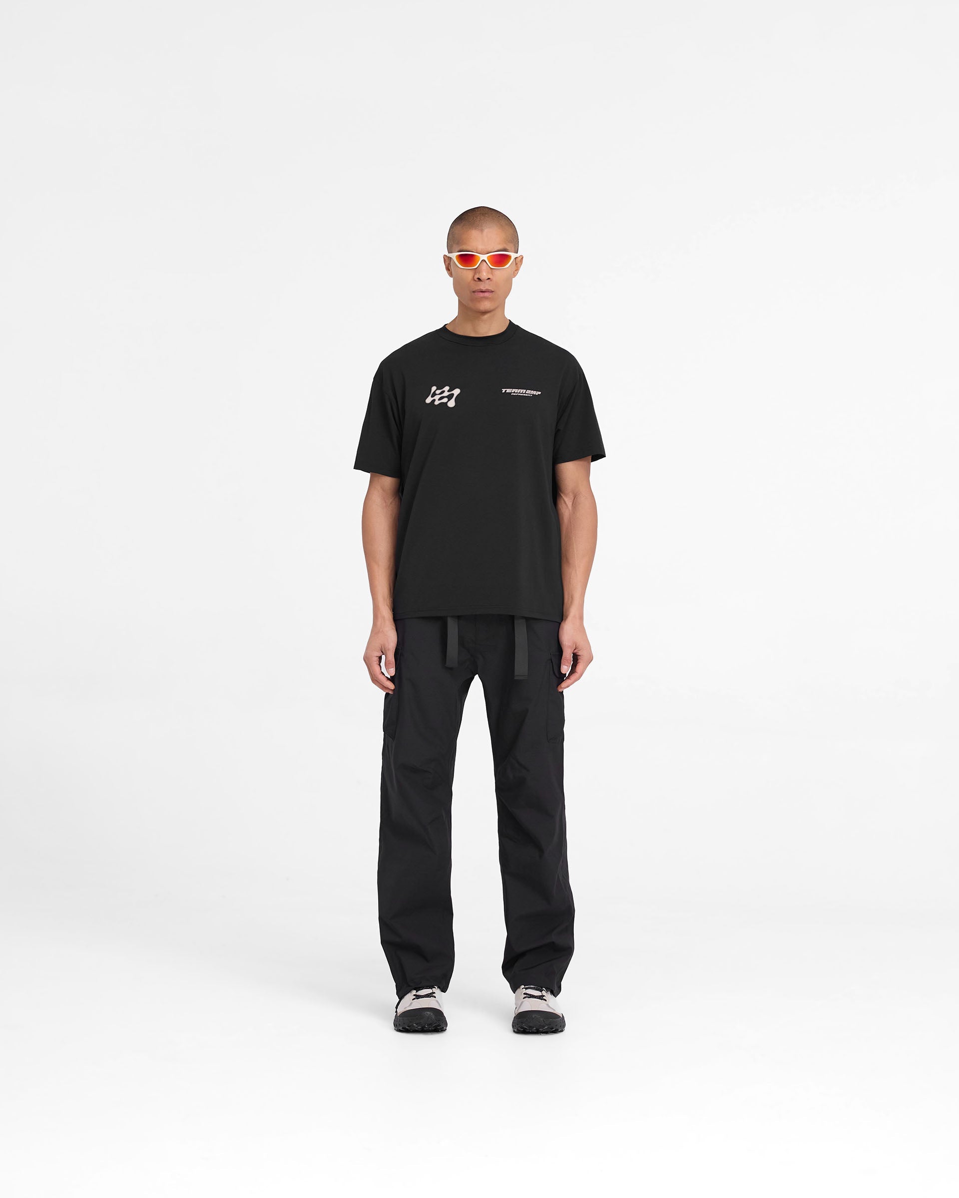 247 Future Terrains Oversized T-Shirt for Men & Women - Soft Cotton Black Graphic Tee - Streetwear, Casual Wear & Loungewear