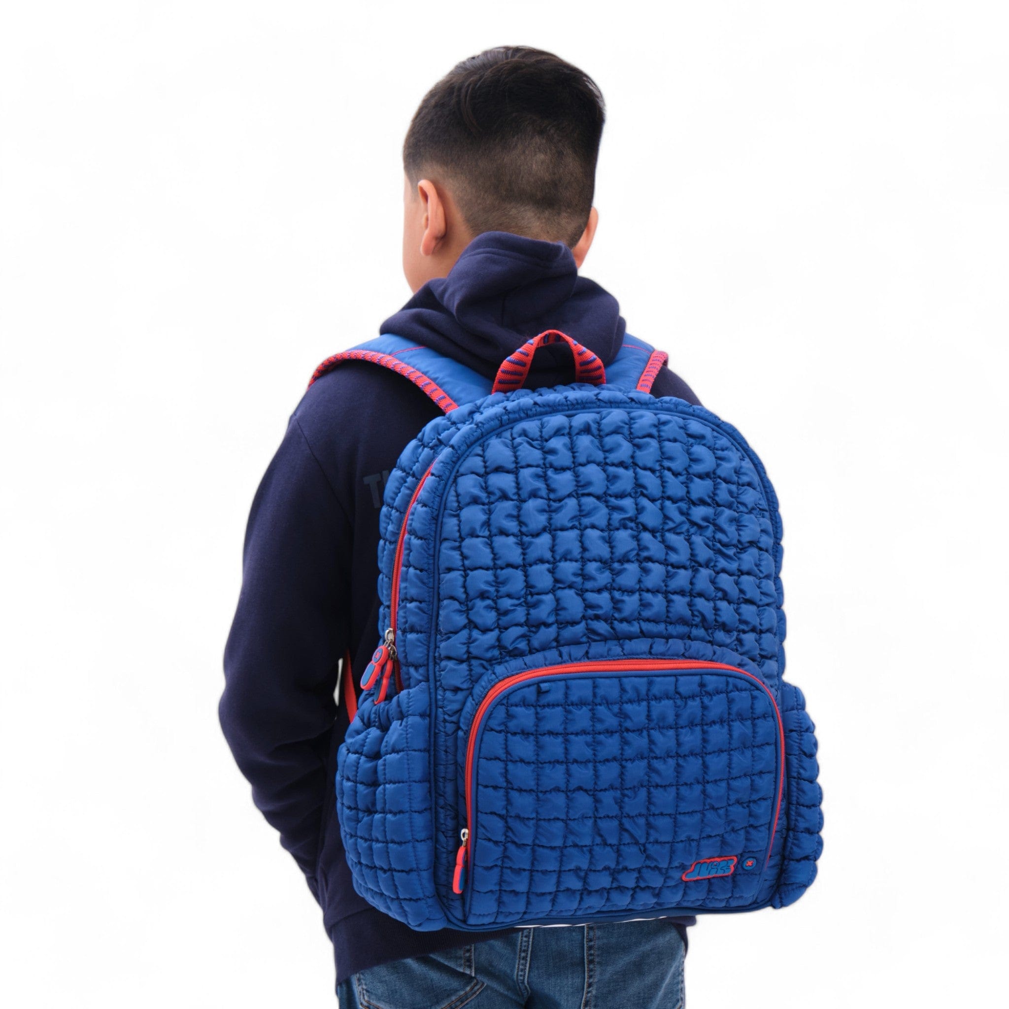 Boba Large Backpack for Women & Men - Spacious Travel Backpack with Laptop Compartment, Durable Bomba Blue College School Bag - Perfect for Hiking, Work, Gym & Daily Commute