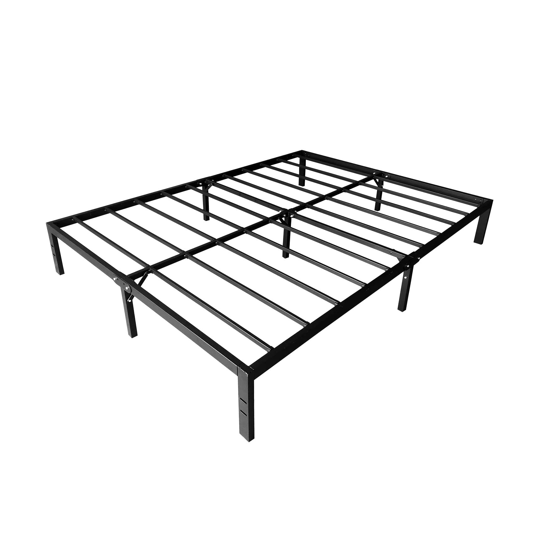UNICOO Heavy Duty Metal Platform Bed Frame - Full Size, Steel Slat Support, Anti-Slip, Noise Free, Easy Assembly, No Box Spring Needed - Perfect for Modern Bedrooms, Guest Rooms & Dormitories