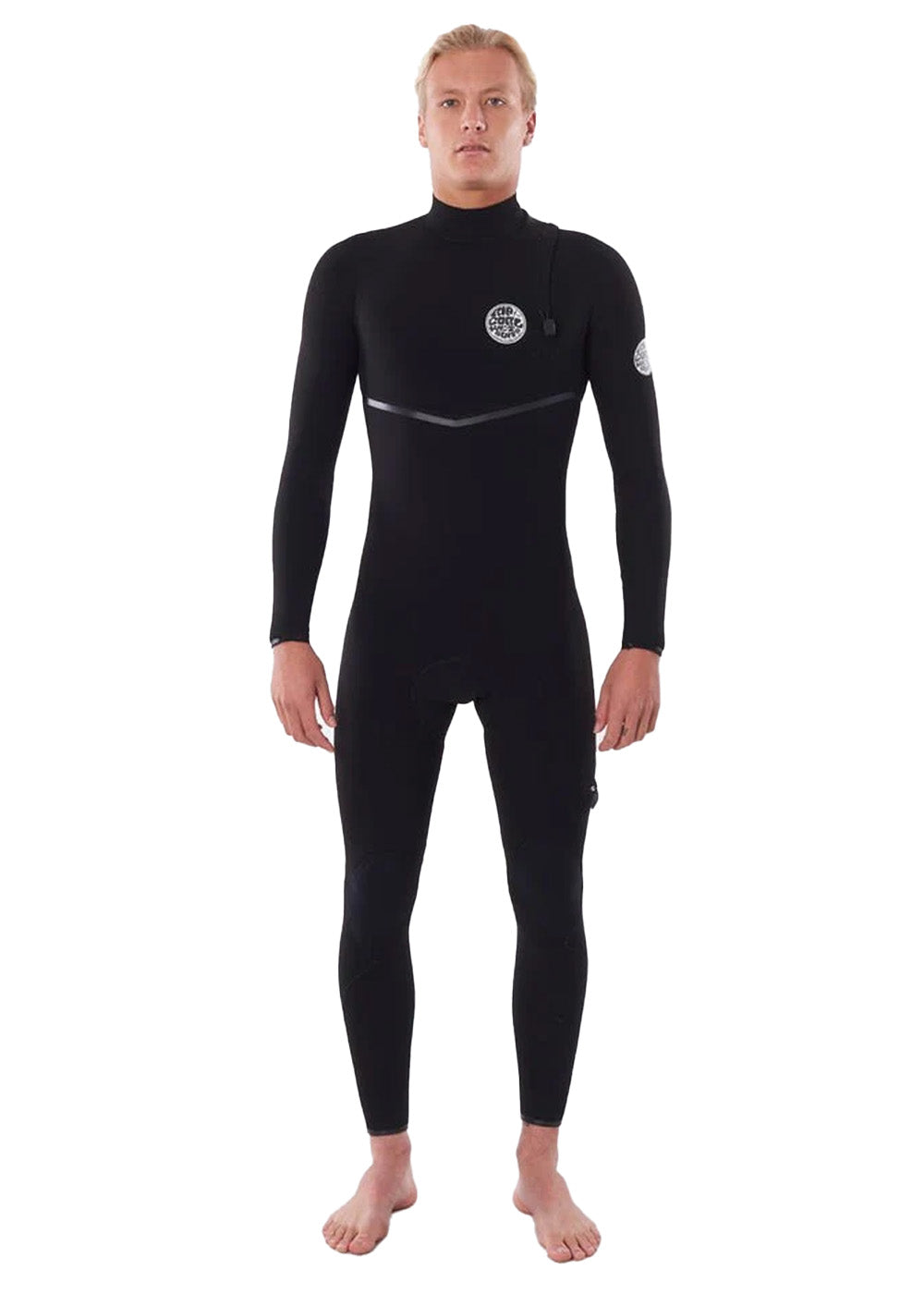 Rip Curl Men's E Bomb 4/3mm Zipperless GBS Steamer Wetsuit - Premium Surfing Wetsuit for Cold Water Surfing, Diving & Water Sports