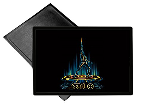 MWcustoms Han Solo Tron Crossover Art Welcome Mat 18x24 - Star Wars Inspired Outdoor Doormat Rug for Front Door Entryway - Durable & Weatherproof for Home, Office, or Gift