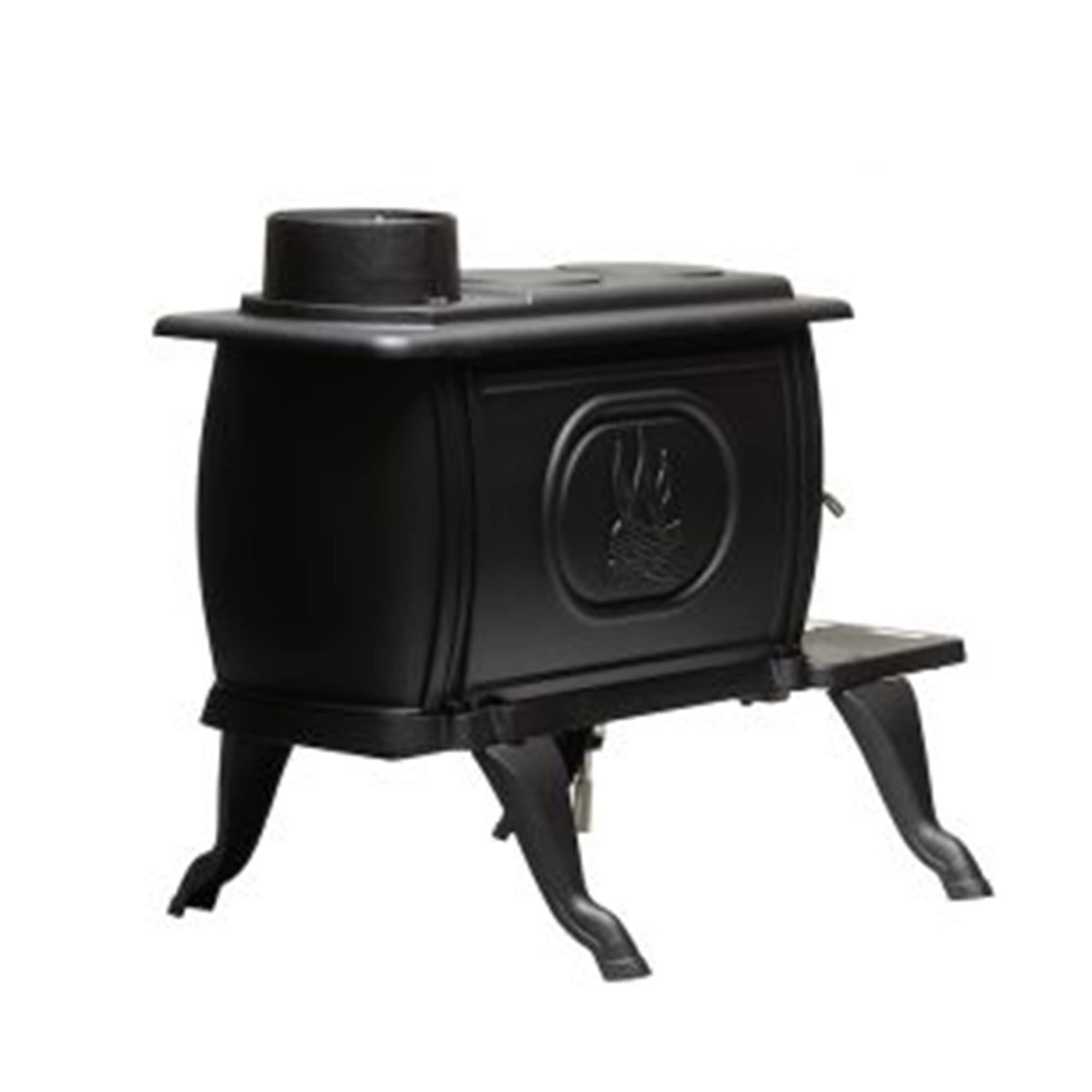 US Stove Company Cast Iron Wood Stove with Cool-Touch Safety Handle - 54,000 BTU High-Efficiency Heater for Cabins, Homes & Outdoor Use