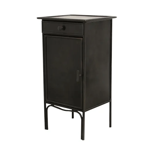 Emile Side Table - Modern End Table with Storage Shelf for Living Room, Bedroom, Office | Small Accent Table with Sturdy Metal Frame & Wooden Top | Perfect Nightstand, Sofa Side Table or Coffee Table Companion