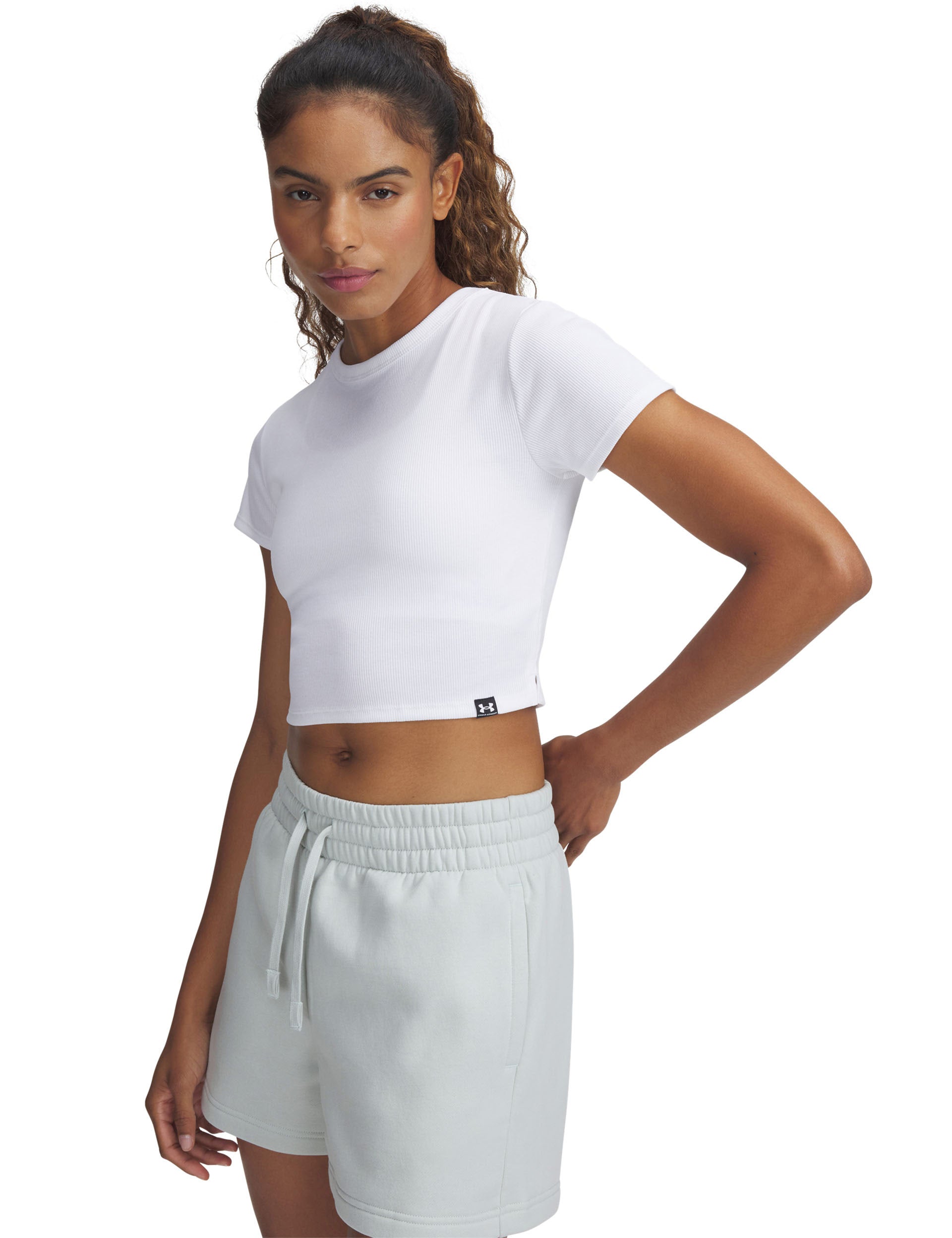 Rival Rib Baby T-Shirt - Soft Cotton White Tee for Infants & Toddlers - Perfect for Playtime, Outings & Family Photos