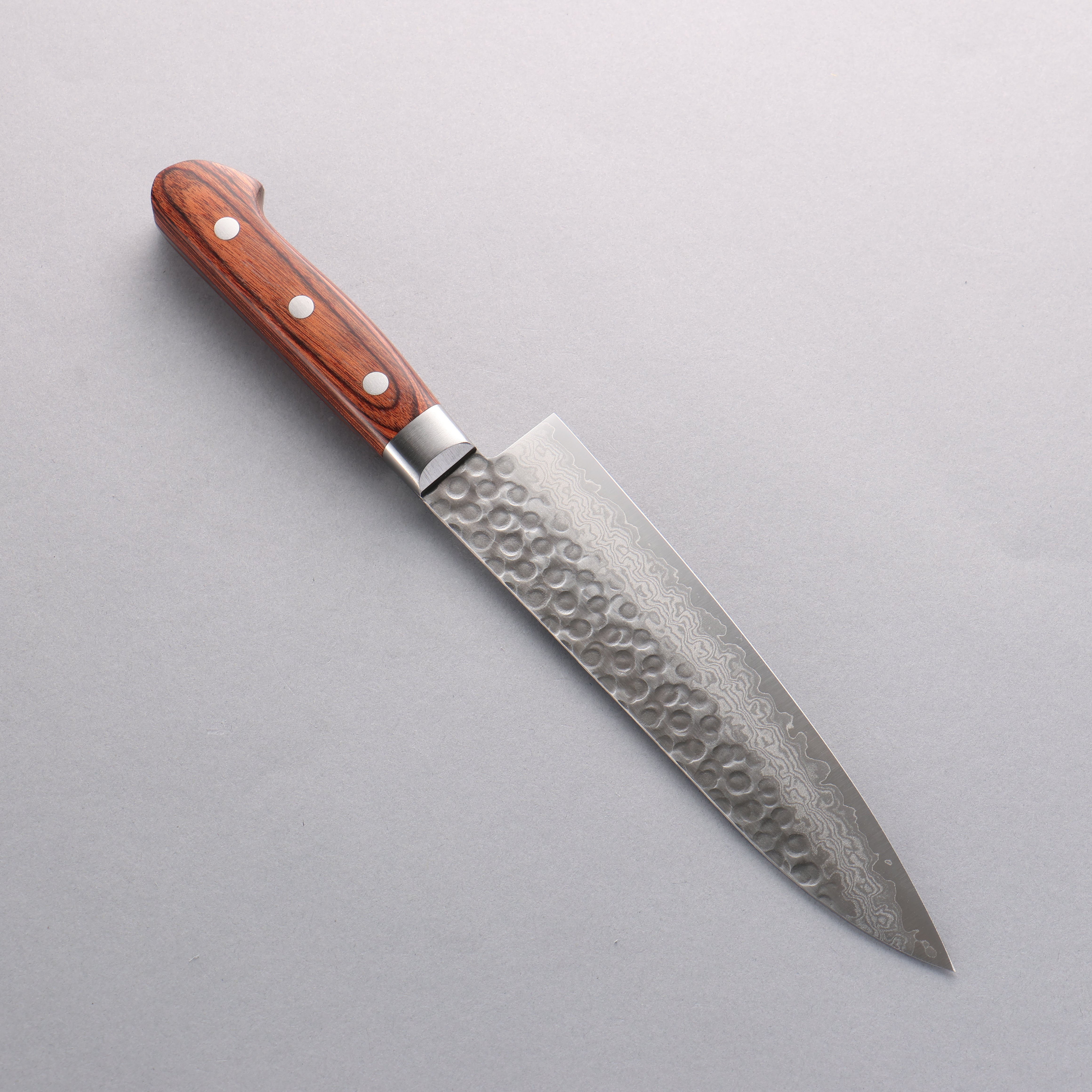 Seisuke VG10 17 Layer Damascus Gyuto Chef Knife 180mm - Japanese Kitchen Knife with Mahogany Handle for Professional Chefs & Home Cooking, Perfect for Slicing, Dicing & Chopping Vegetables, Meat & Fish