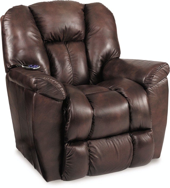 La-Z-Boy Maverick Power Wall Recliner with Adjustable Headrest & Lumbar Support - Comfortable Electric Reclining Chair for Living Room, Home Theater, and Relaxation