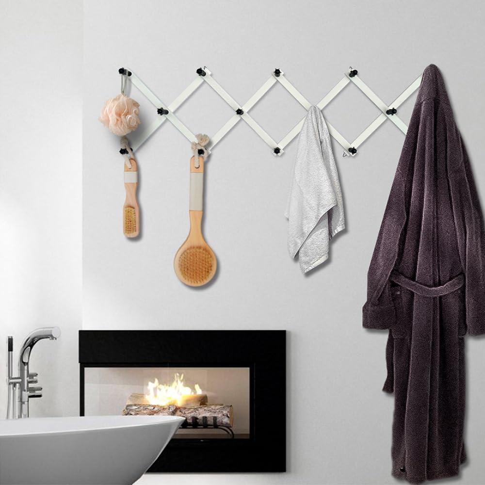14-Peg Wall Hanger Organizer for Hats & Coats - Space Saving Storage Solution