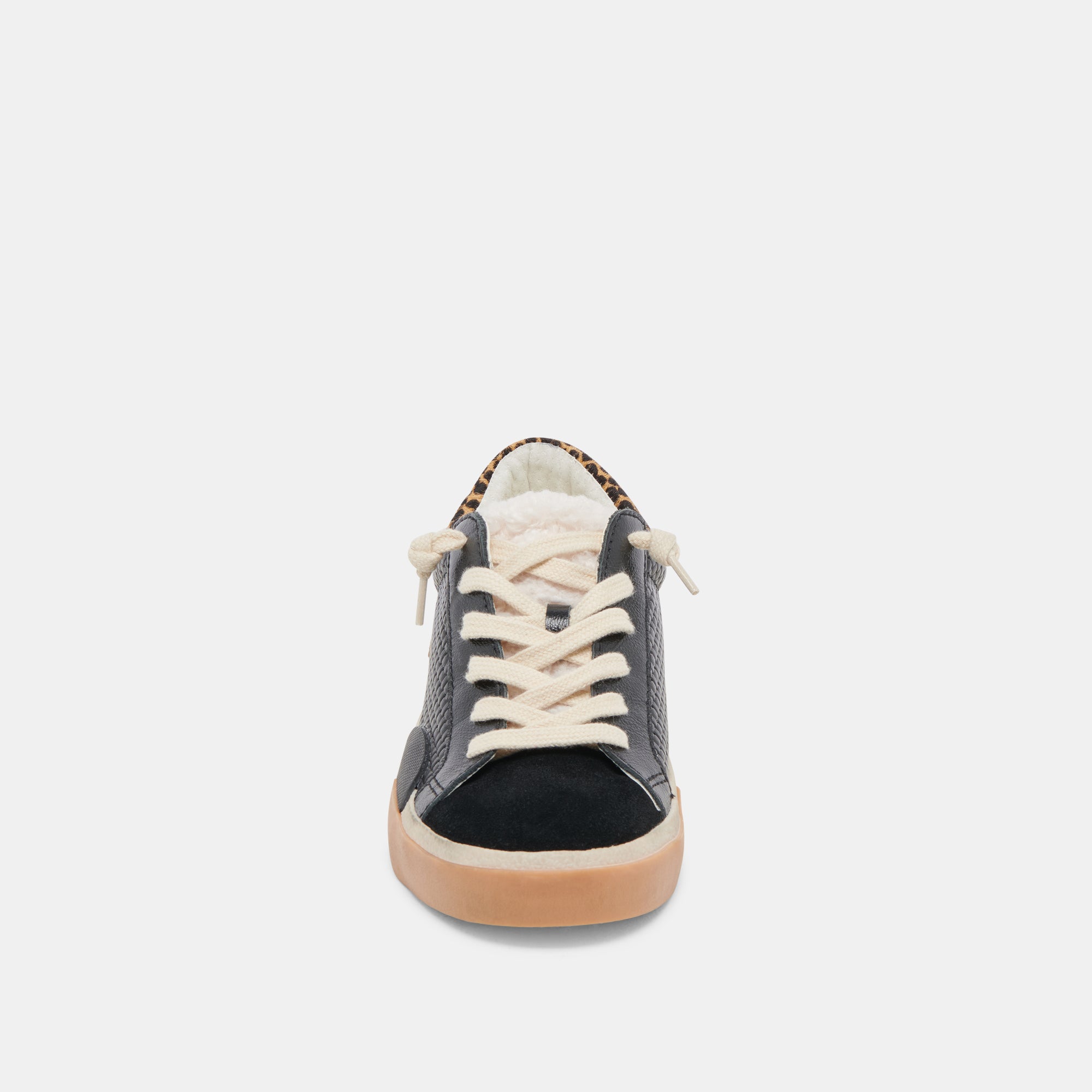 ZINA Plush Sneakers for Women - Black Multi Woven Comfortable Casual Shoes - Perfect for Walking, Gym, and Everyday Wear