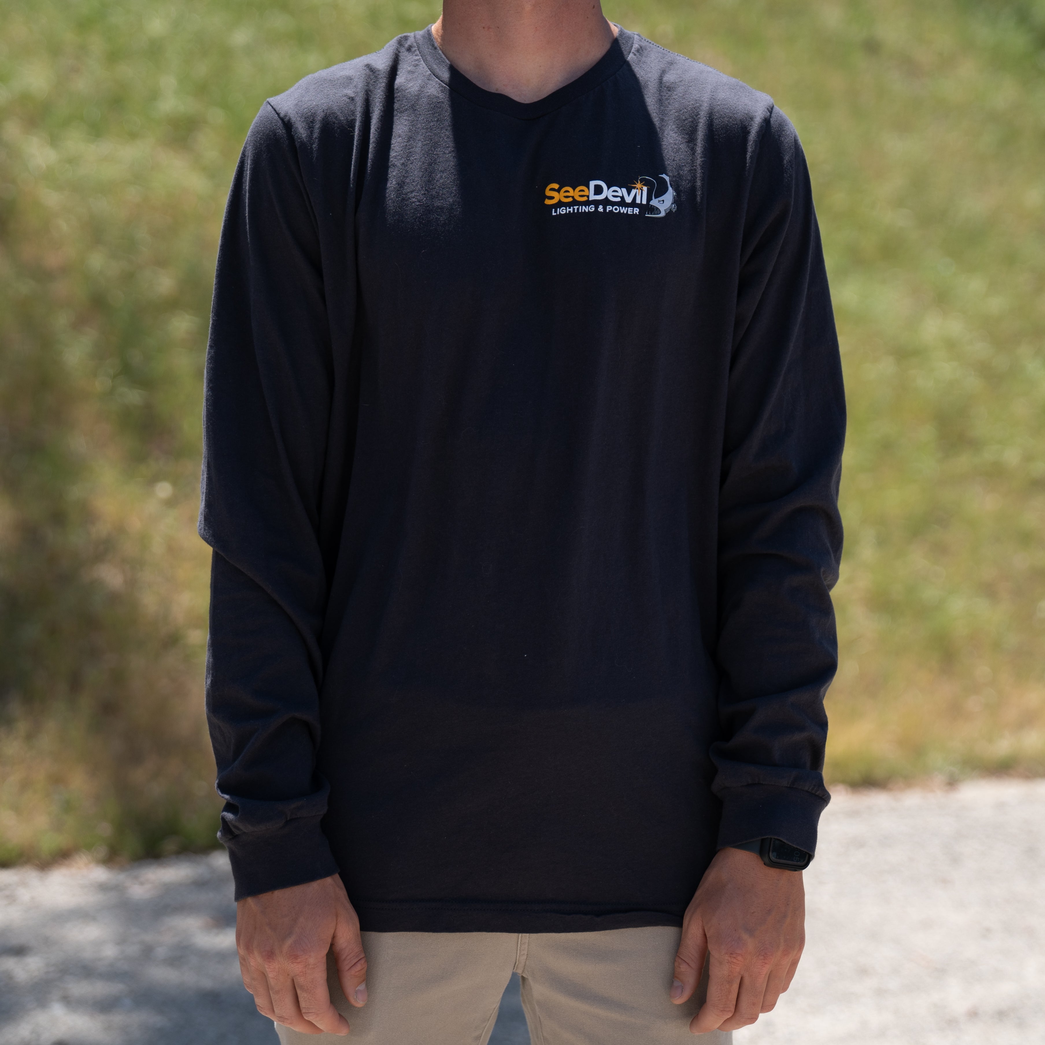 Premium SD Paver Long Sleeve T-Shirt for Men - Comfortable Workwear for Construction & Landscaping Professionals - Ideal for Outdoor Jobs & Heavy-Duty Activities