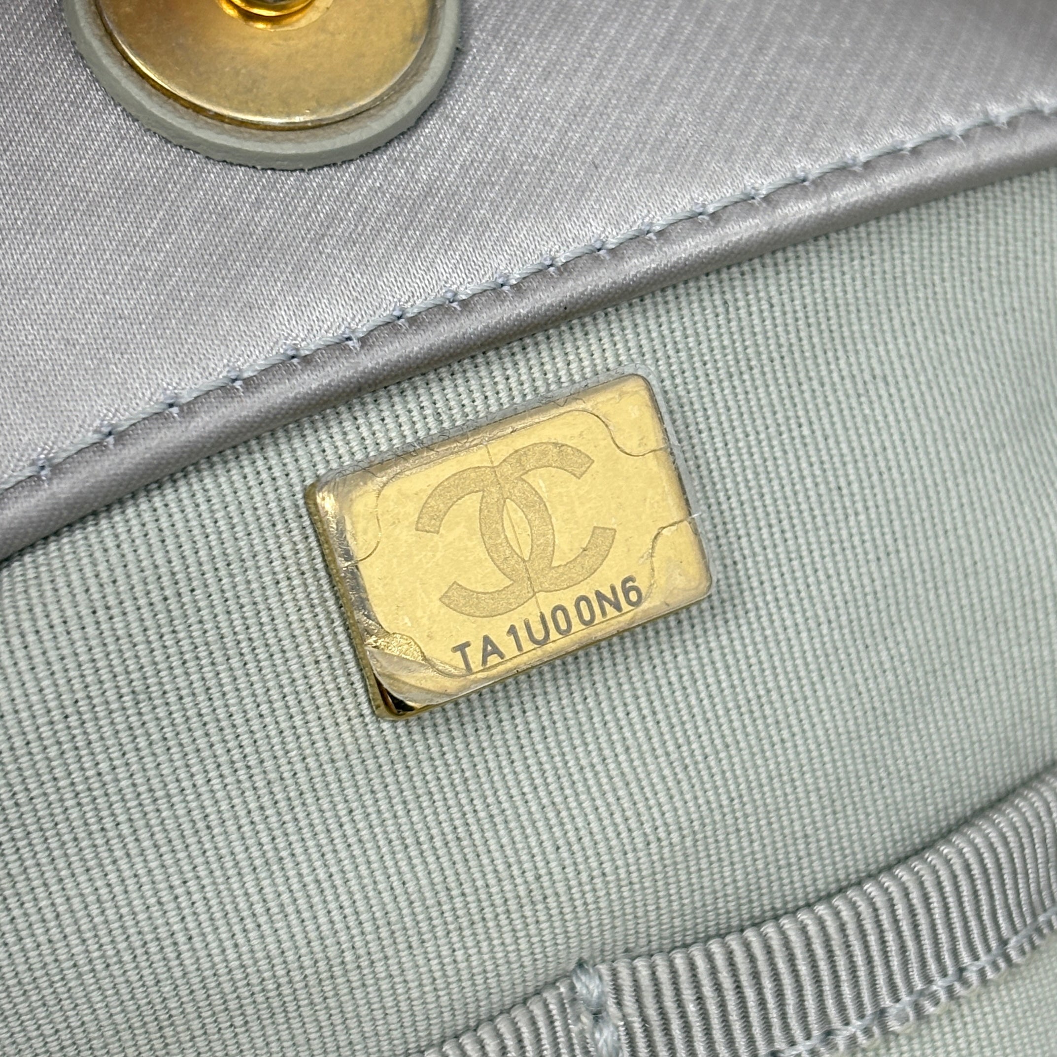 Chanel Silver Maxi Lifestyle Shopping Tote Bag - Luxury Designer Handbag for Women | Perfect for Work, Travel & Everyday Use