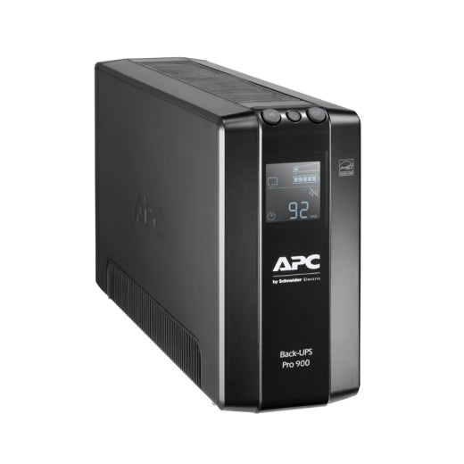 APC Back UPS Pro BR 900VA 540W Battery Backup & Surge Protector - 6 Outlets, AVR, LCD Display - Ideal for Home Office, Gaming PC & Network Equipment