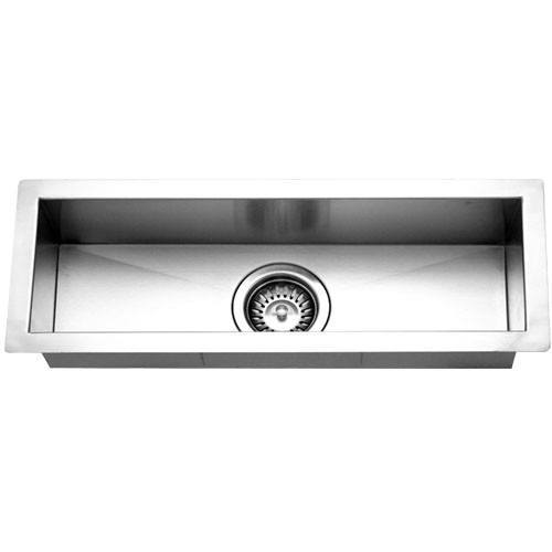 Houzer CTB 2385 Contempo Trough Series Undermount Stainless Steel Bar & Prep Sink - Perfect for Commercial Kitchens, Bars & Home Islands