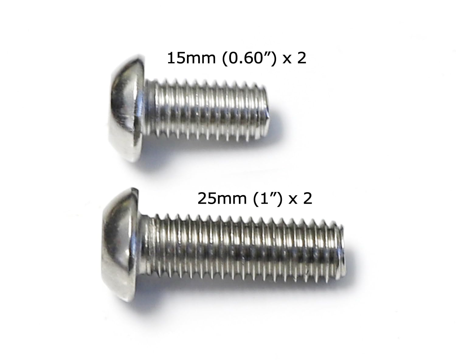 iJDMTOY M8 Anti-Theft Security Screw Bolt Kit with Locking Key - Stainless Steel Set for LED Light Bars, Pod Lights, Work Lights & Fog Lamps - Secure Off-Road Lighting & Vehicle Accessories