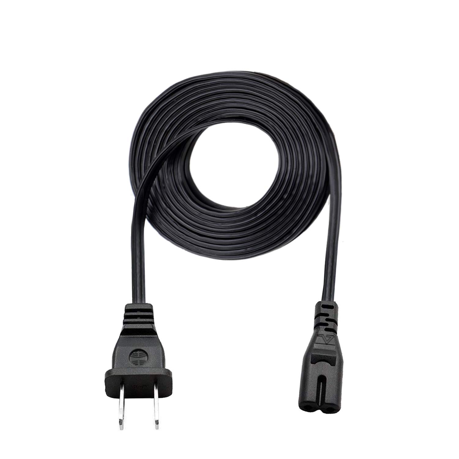 8Ft Replacement Power Cord for HP Envy 6055 Pro 6455 6420 6542 Printers | 2 Prong AC Power Cable | Perfect for Home Office & Small Business Printing Needs