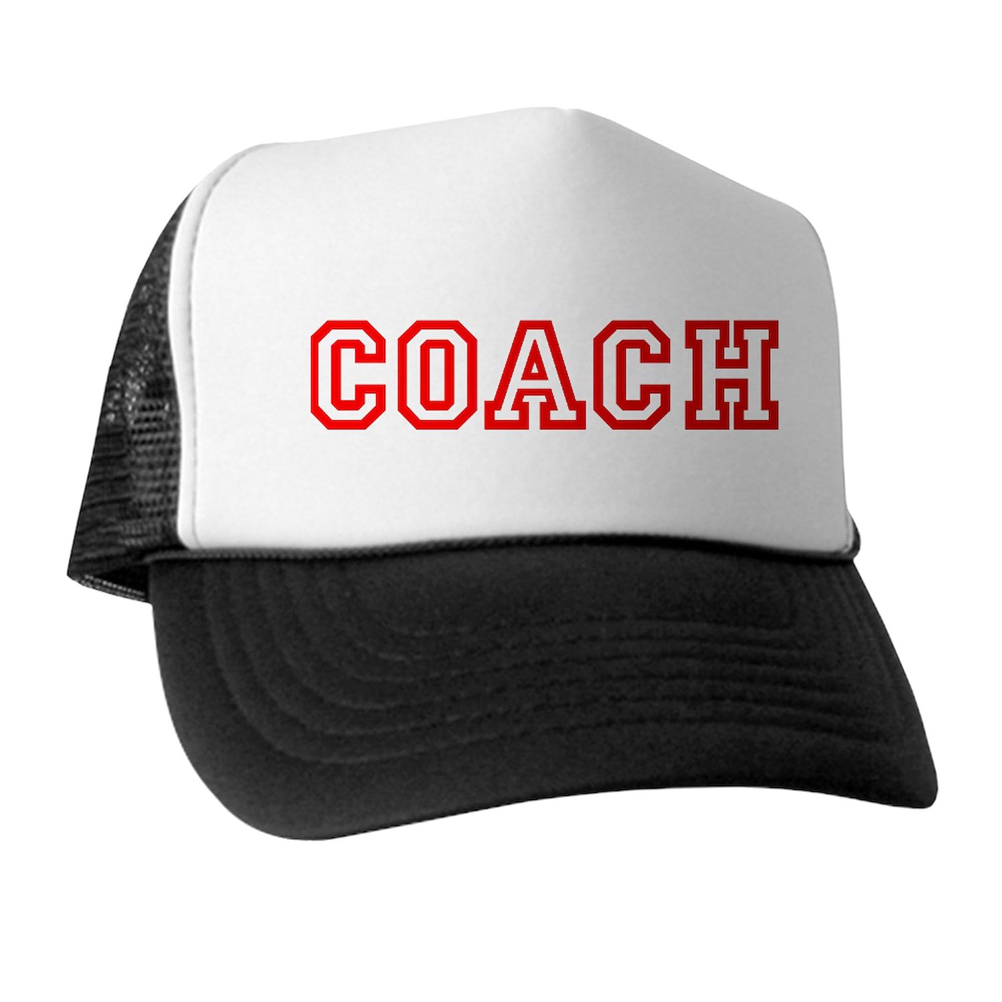 Coach Coaching Trucker Mesh Hat - Adjustable Snapback Cap for Men & Women | Perfect for Sports, Outdoor Activities & Casual Wear