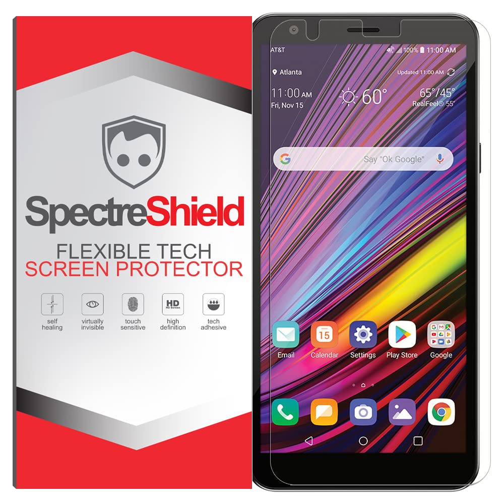 Spectre Shield Flexible TPU Screen Protector for LG Arena 2 - Case Friendly, Full Coverage Clear Film - Perfect for Everyday Protection Against Scratches and Drops