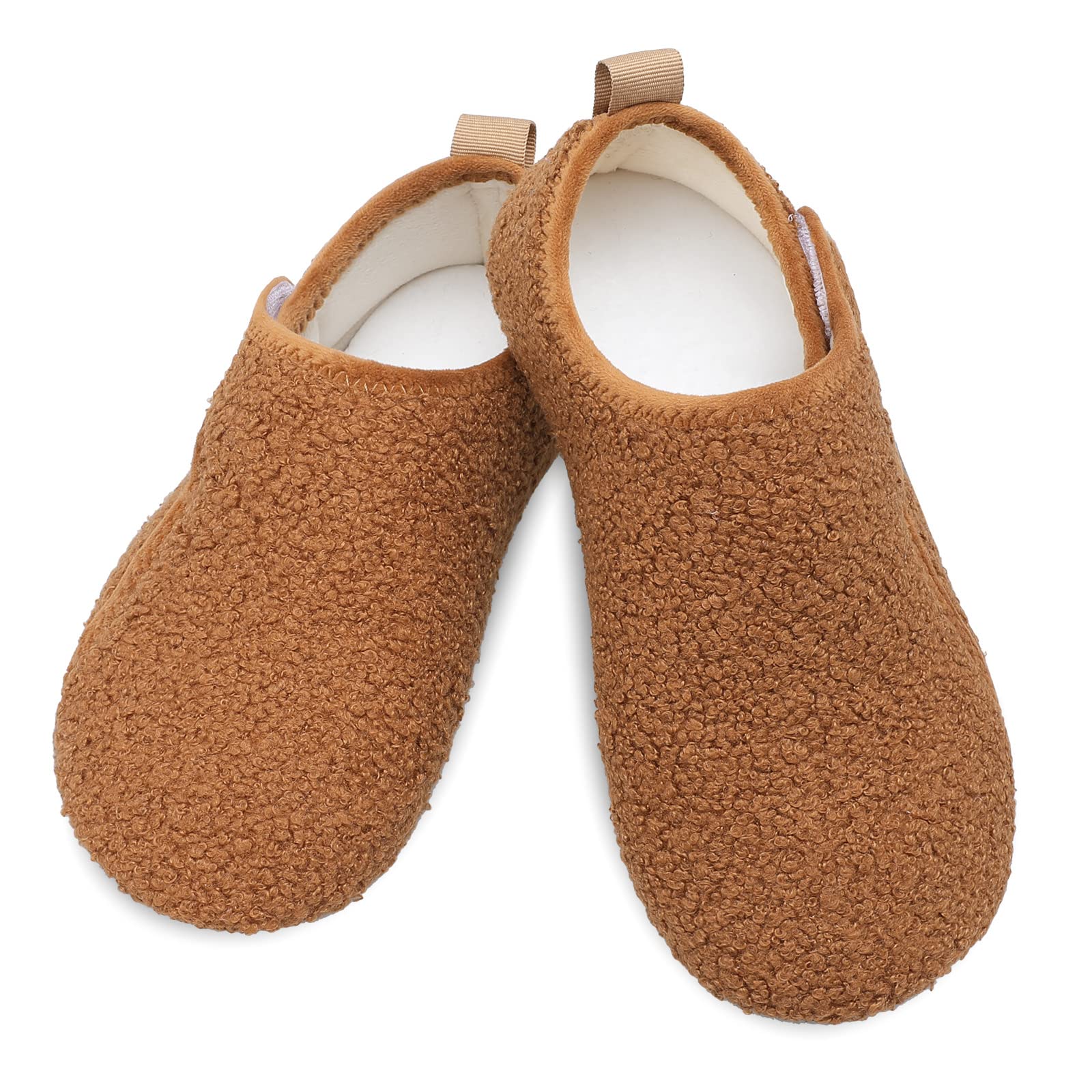 L-RUN Anti-Slip House Slippers for Women & Men - Indoor/Outdoor Warm Home Shoes for Comfort