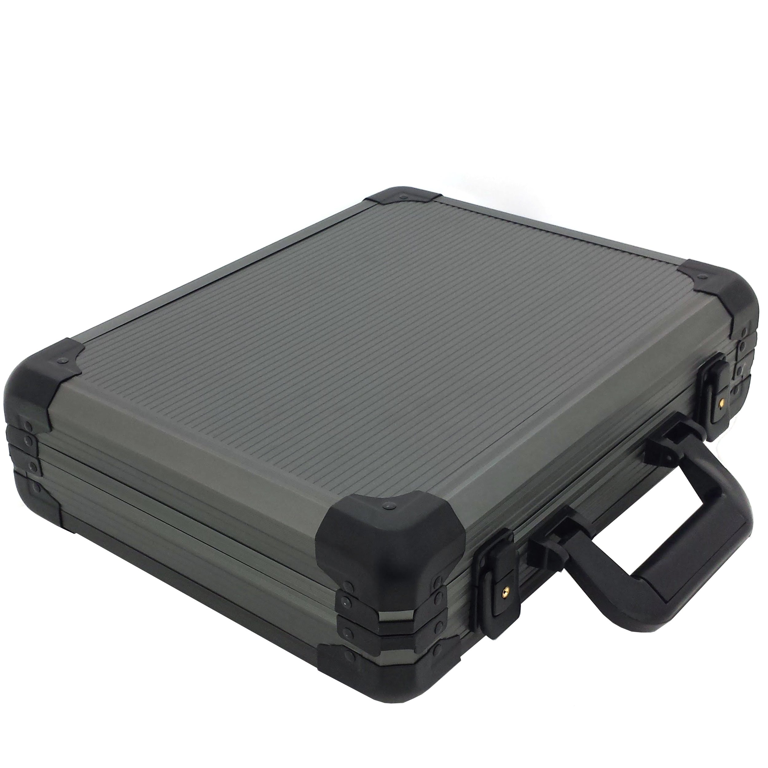 Premium Aluminum Watch Case for 18 Large Watches - Gunmetal Grey | Luxury Watch Storage & Travel Organizer | Perfect for Collectors, Jewelers & Business Travel