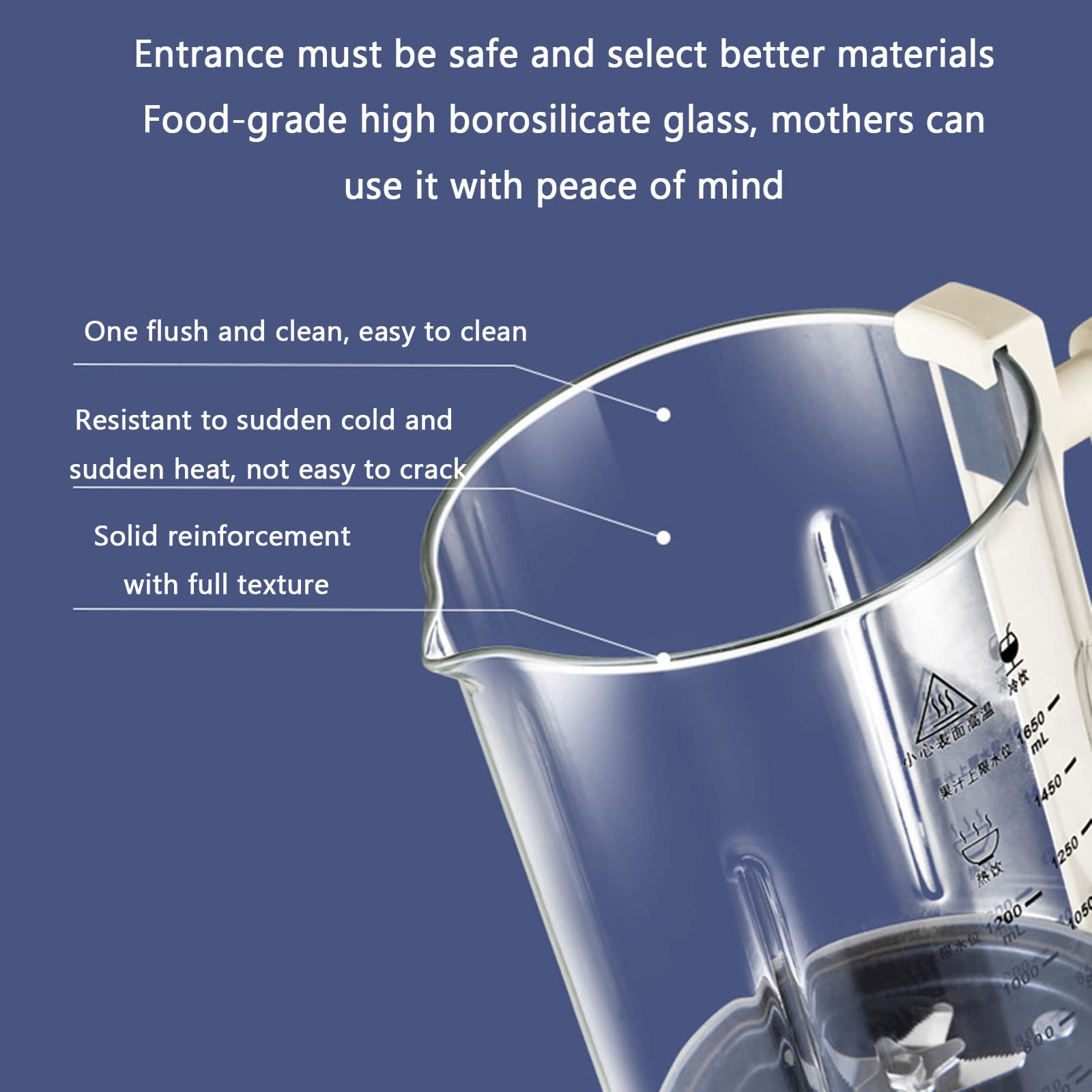 QBREZA Quiet Wall Breaking Blender - Automatic Soy Milk Maker, Multi-Function Cooking Machine for Home Use | Perfect for Healthy Breakfast, Smoothies & Hot Soups