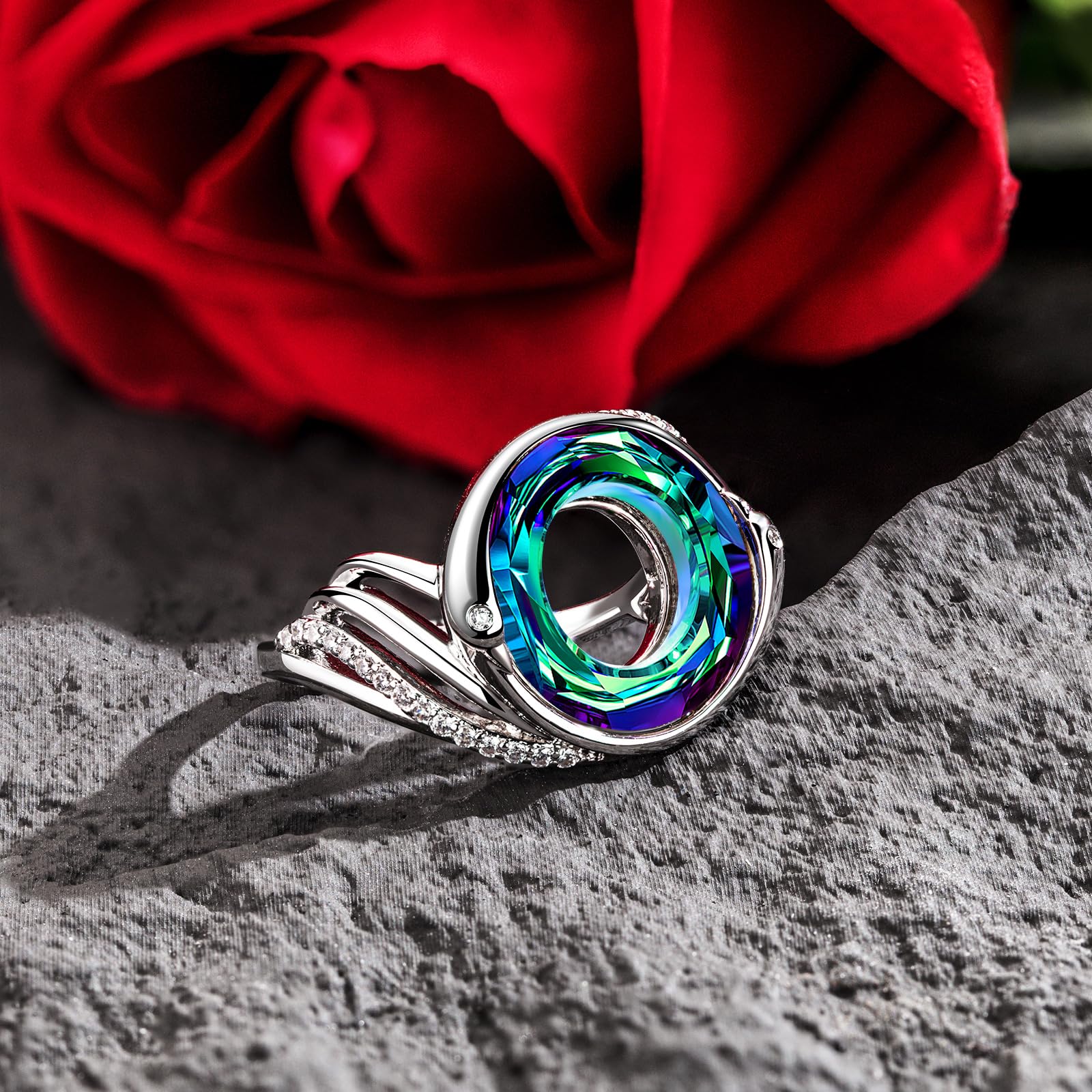 Kate Lynn Adjustable Phoenix Rings for Women - Elegant Jewelry Gift Set for Birthday, Christmas, Anniversary - Perfect for Mom, Grandma, Wife & Daughter - Ideal for Parties, Date Nights & Special Occasions