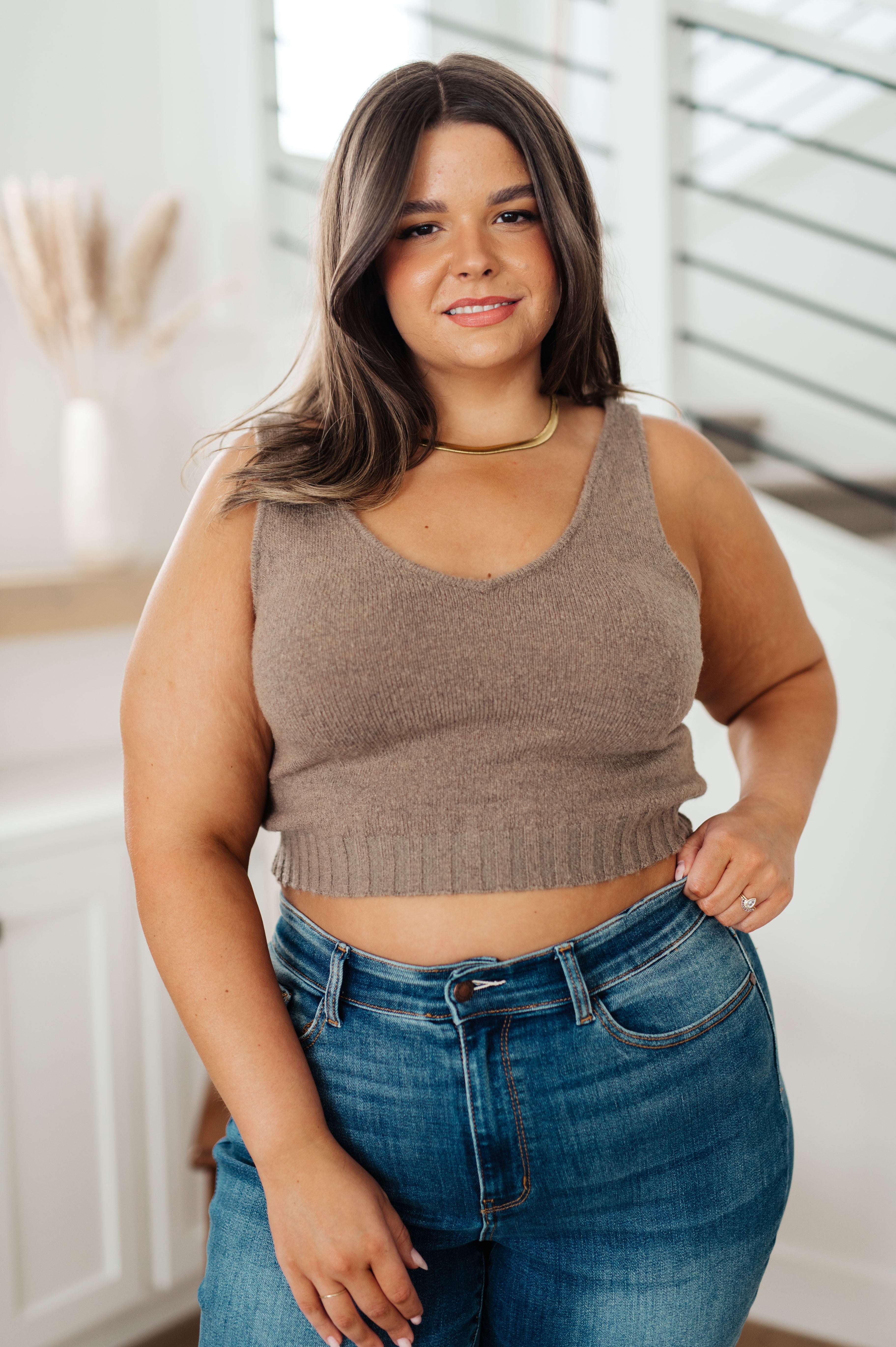 Stylish Women's Sweater Tank Top - Soft Knit Layering Piece for Fall & Winter | Perfect for Casual Outfits, Office Wear & Date Nights