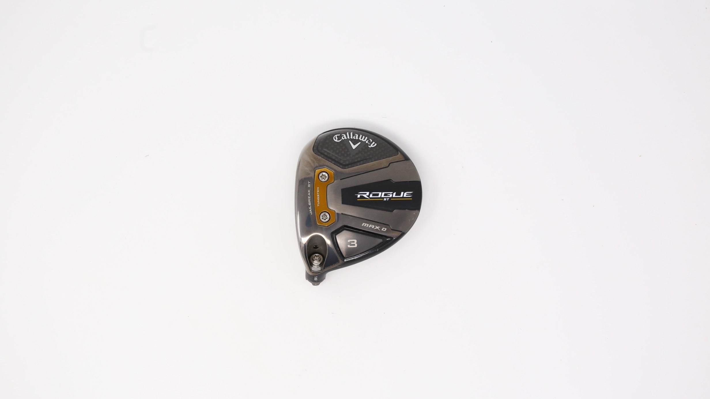 Used Callaway Rogue ST Max Draw Fairway Wood 16° Left Handed Golf Club Head Only - Perfect for High Handicappers & Draw Bias Shots on the Fairway