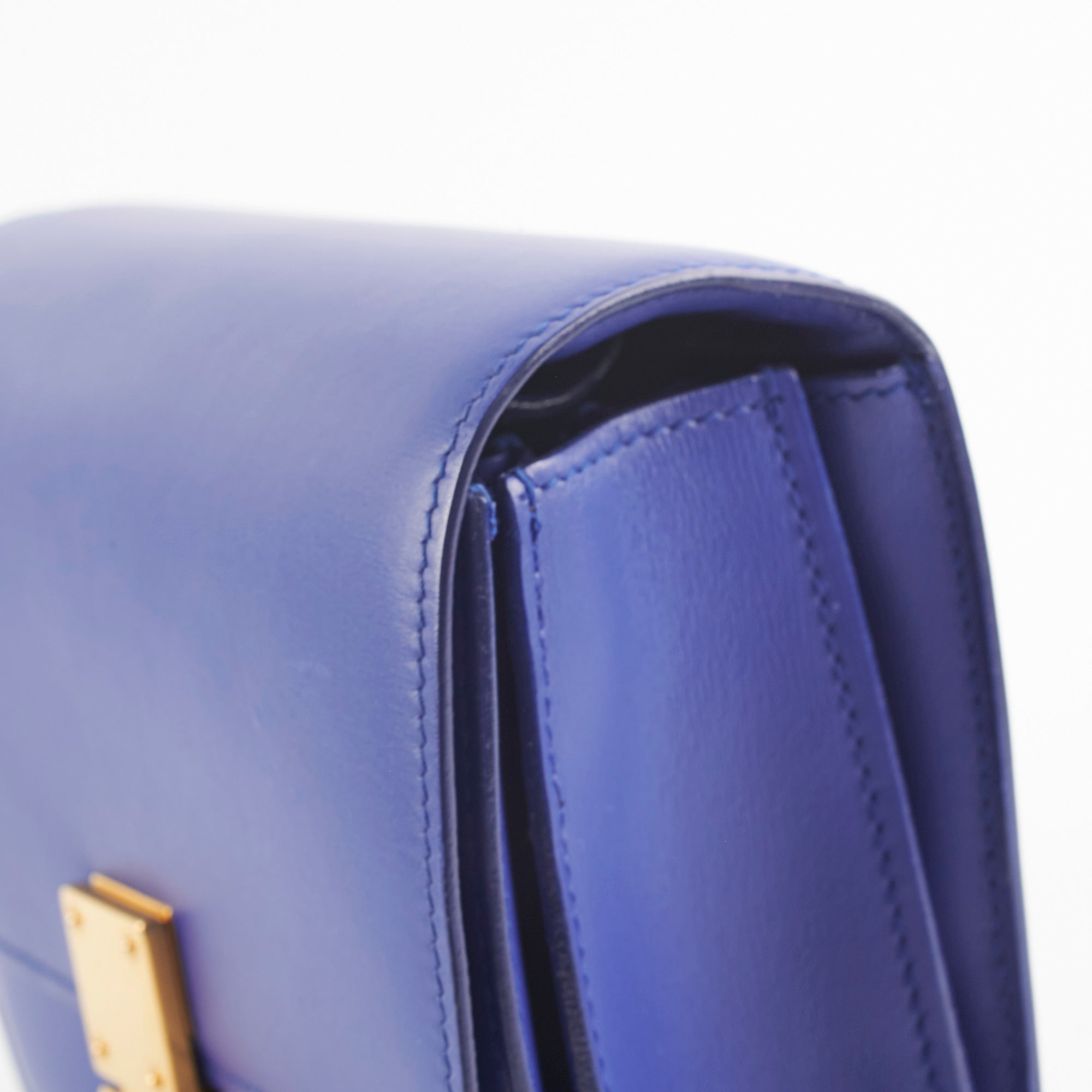 Celine Small Blue Box Crossbody Bag - Stylish Leather Shoulder Bag for Women | Perfect for Date Night, Travel & Everyday Use