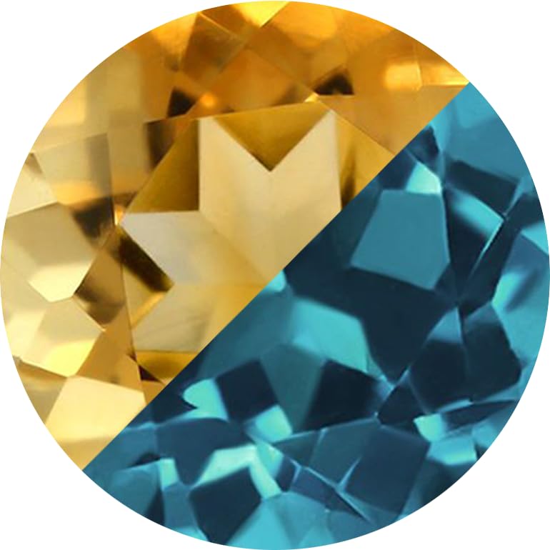 Citrine - London Blue Topaz