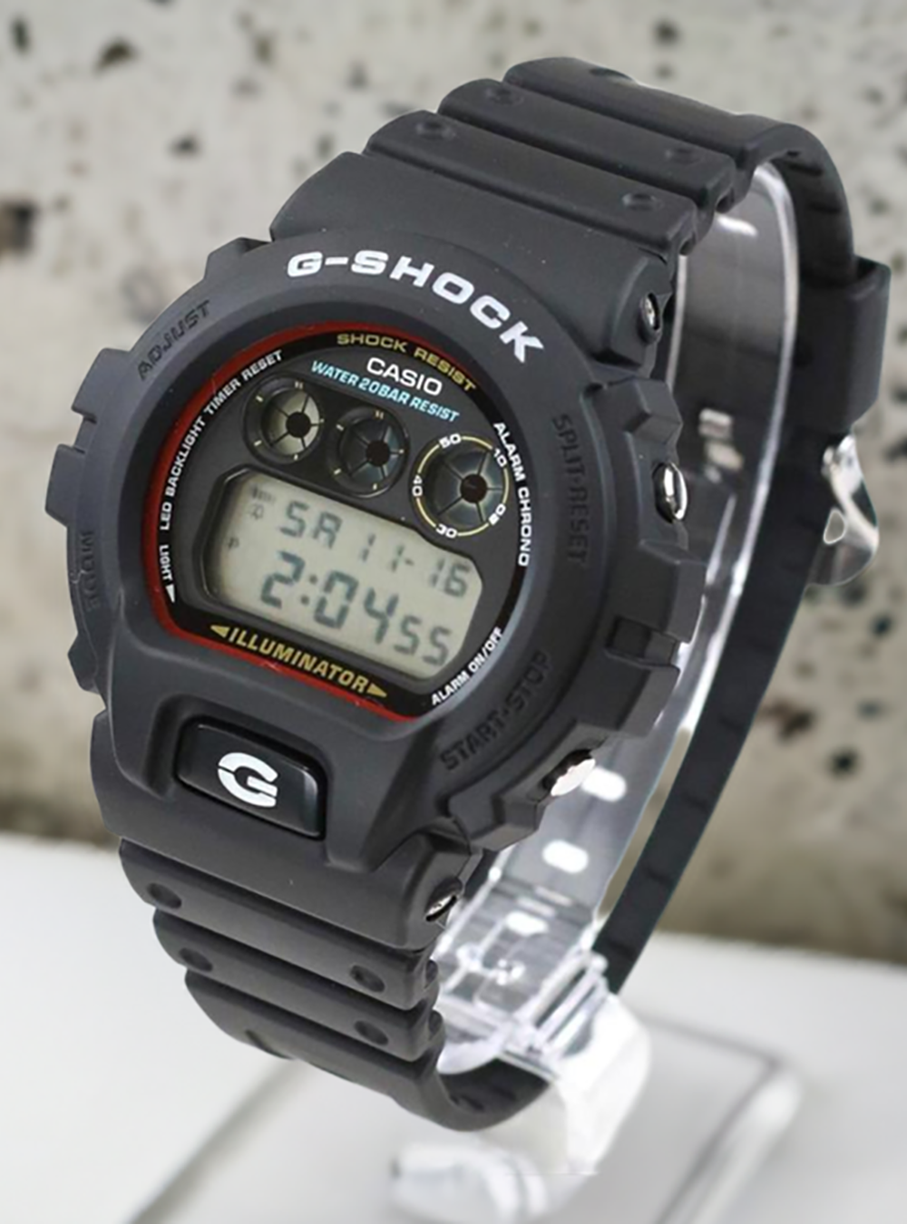 CASIO G-Shock DW-6900RL-1JF Digital Sports Watch - Shock Resistant, Waterproof, Stopwatch, Countdown Timer - Perfect for Outdoor Activities, Running, Hiking & Military Use