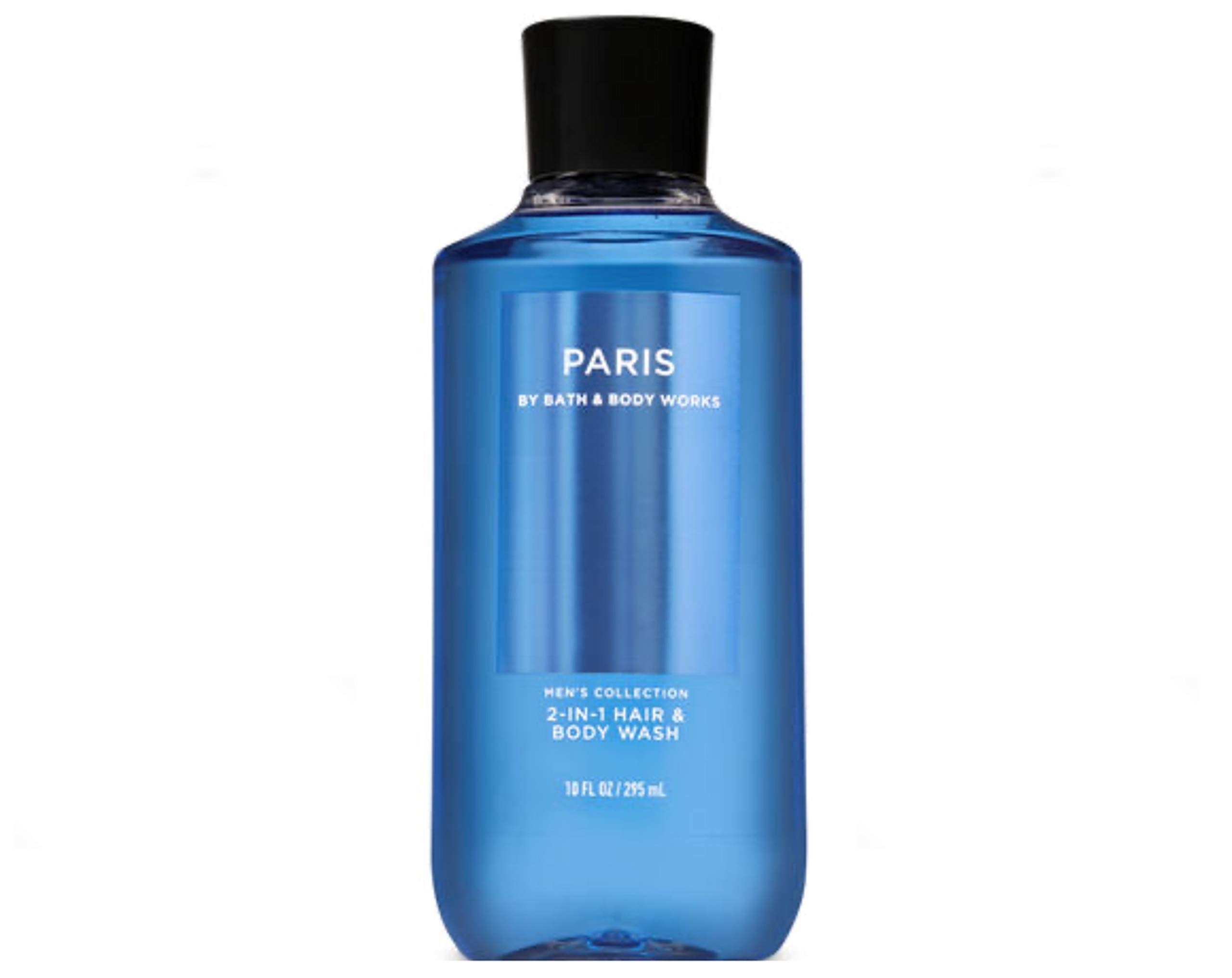 Bath & Body Works Paris For Men 2-in-1 Hair & Body Wash - 10 fl oz (296ml) Hydrating Shower Gel for Men - Refreshing Scent for Daily Use in Gym, Travel & Home