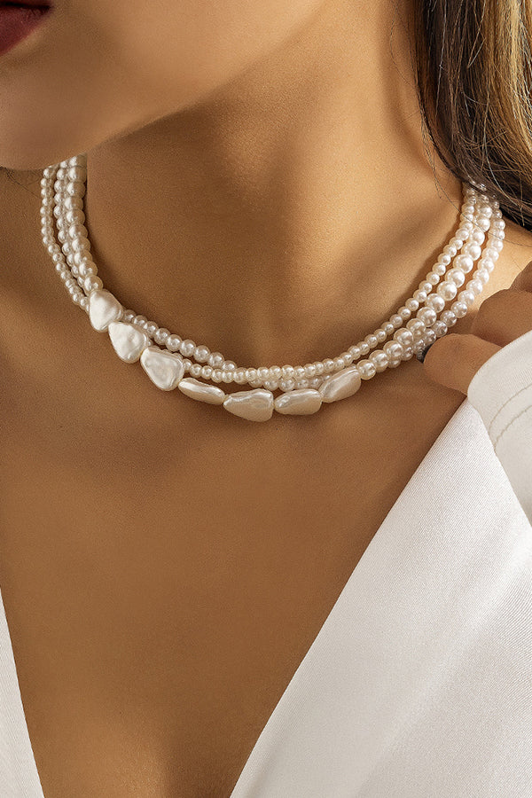 Elegant Vintage Pearl Tassel Necklace for Women - Classic Simple Pearl Drop Pendant Jewelry - Perfect for Weddings, Parties & Special Occasions