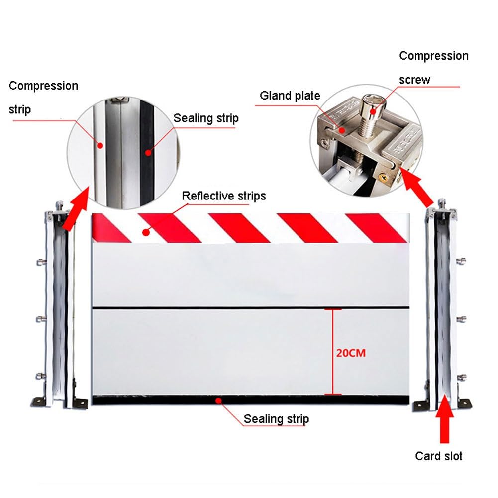 Best Reusable Flood Barriers for Home & Doors | Dam Easy Flood Protection Barrier | Mobile Flood Defense for Storms & Emergencies | HXQSL