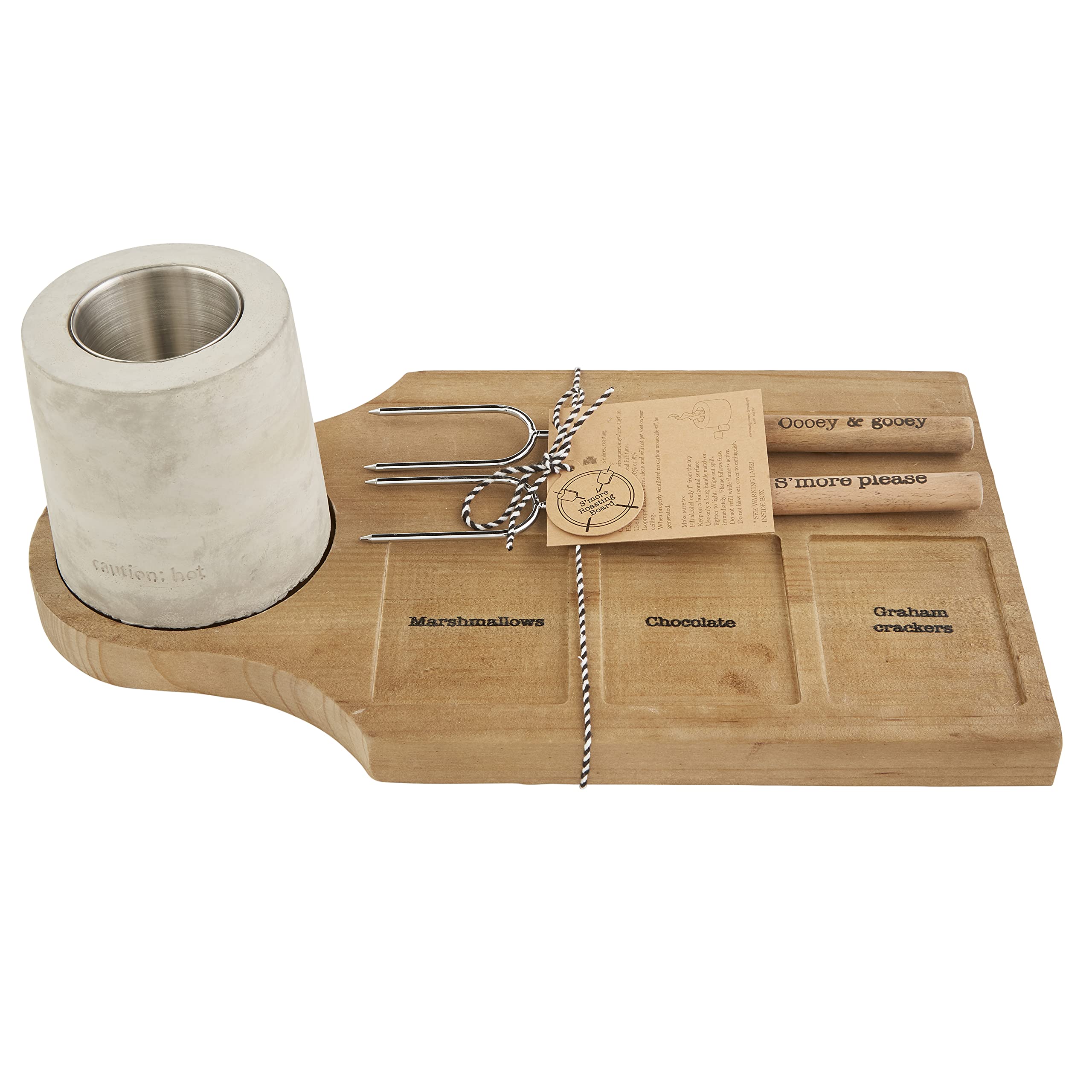 Mud Pie S'More Roasting Maker Board Set - 8.5