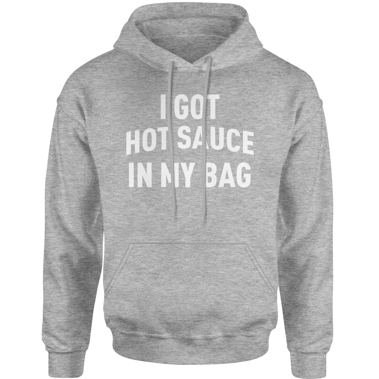 Expression Tees I Got Hot Sauce in My Bag Swag - Unisex Adult Hoodie Sweatshirt | Trendy Streetwear for Men & Women | Perfect for Casual Outings, Concerts & Hip Hop Fashion