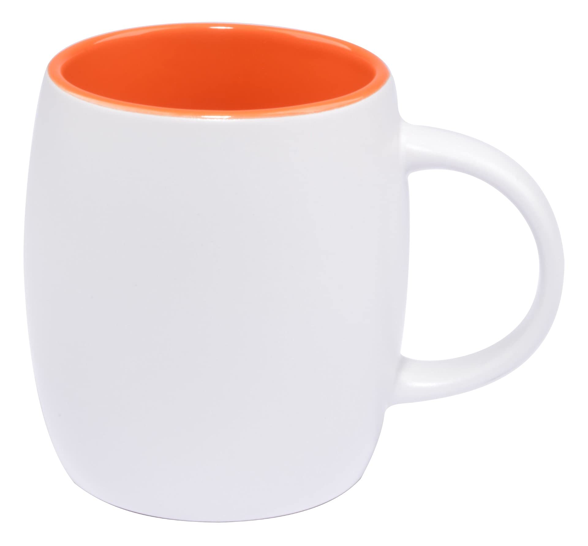 Smart Go - Vero Ceramic Mugs (36 Count Bulk Pack) - 14oz Orange Coffee Cups for Office, Restaurant & Home Use - Durable Drinkware Set